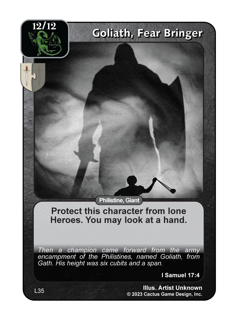 Goliath, Fear Bringer (L Deck) - Your Turn Games