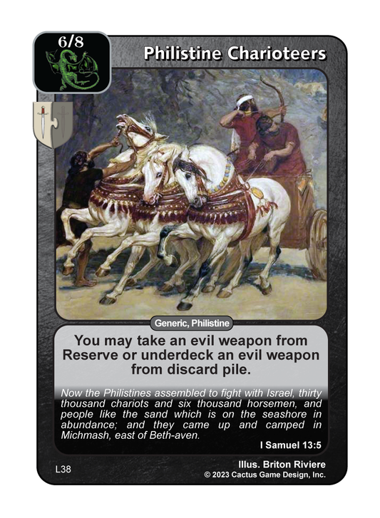Philistine Charioteers (L Deck) - Your Turn Games