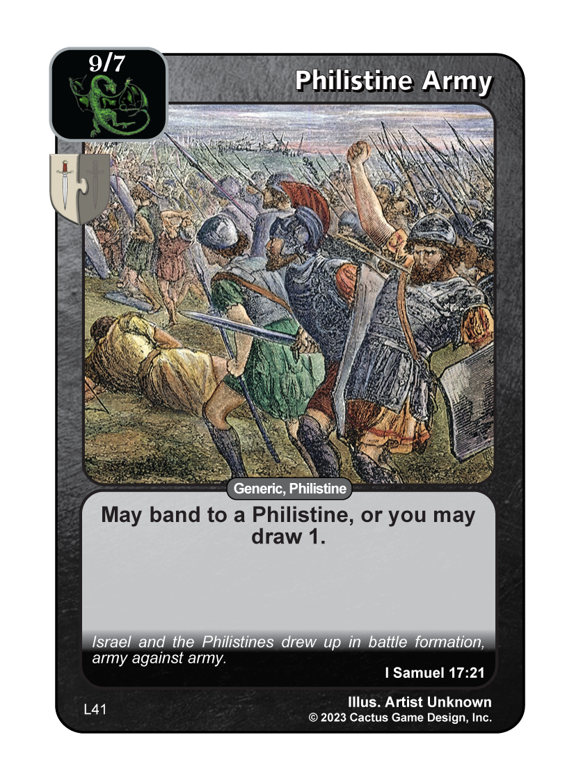 Philistine Army (L Deck) - Your Turn Games