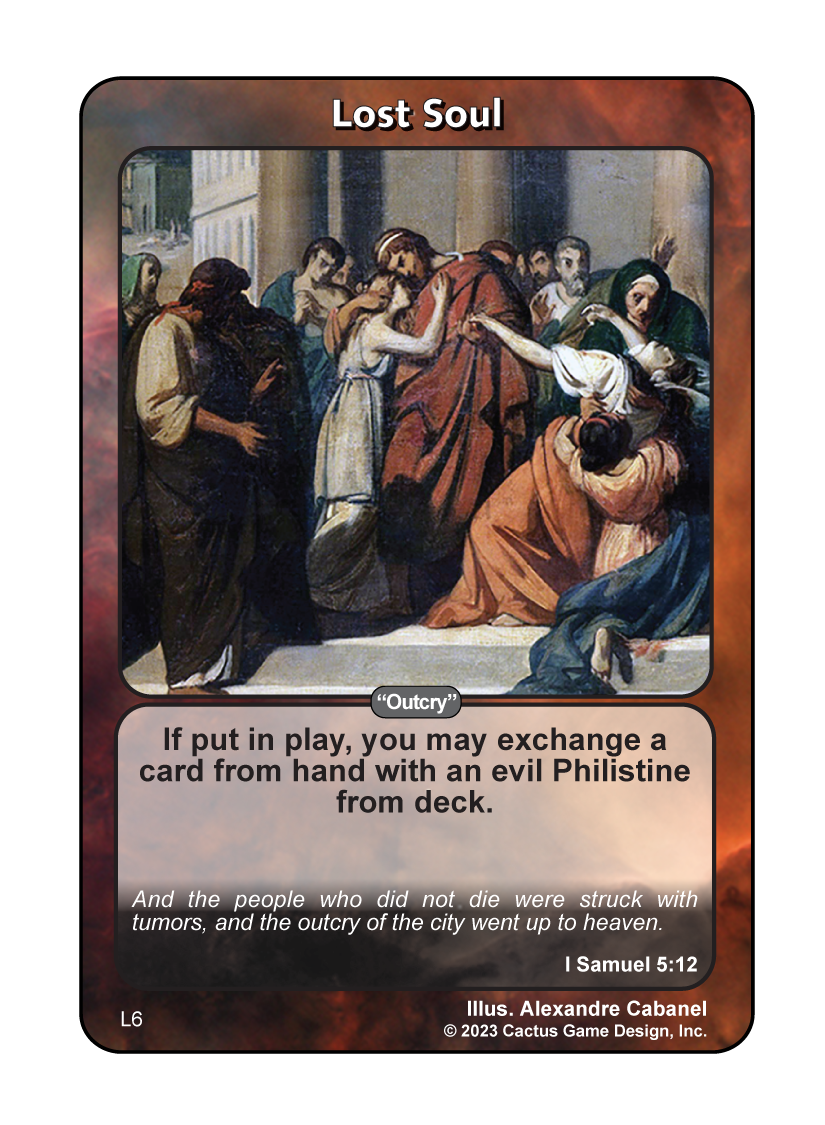 Lost Soul "Outcry" (I Samuel 5:12) (L Deck) - Your Turn Games