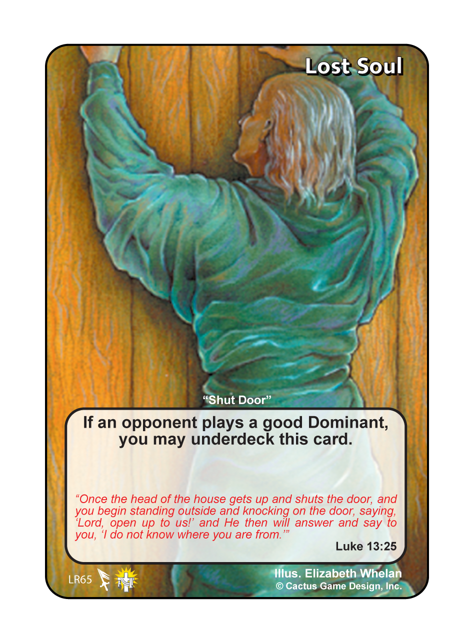Lost Soul "Shut Door" (Luke 13:25) (Legacy Rare) - Your Turn Games
