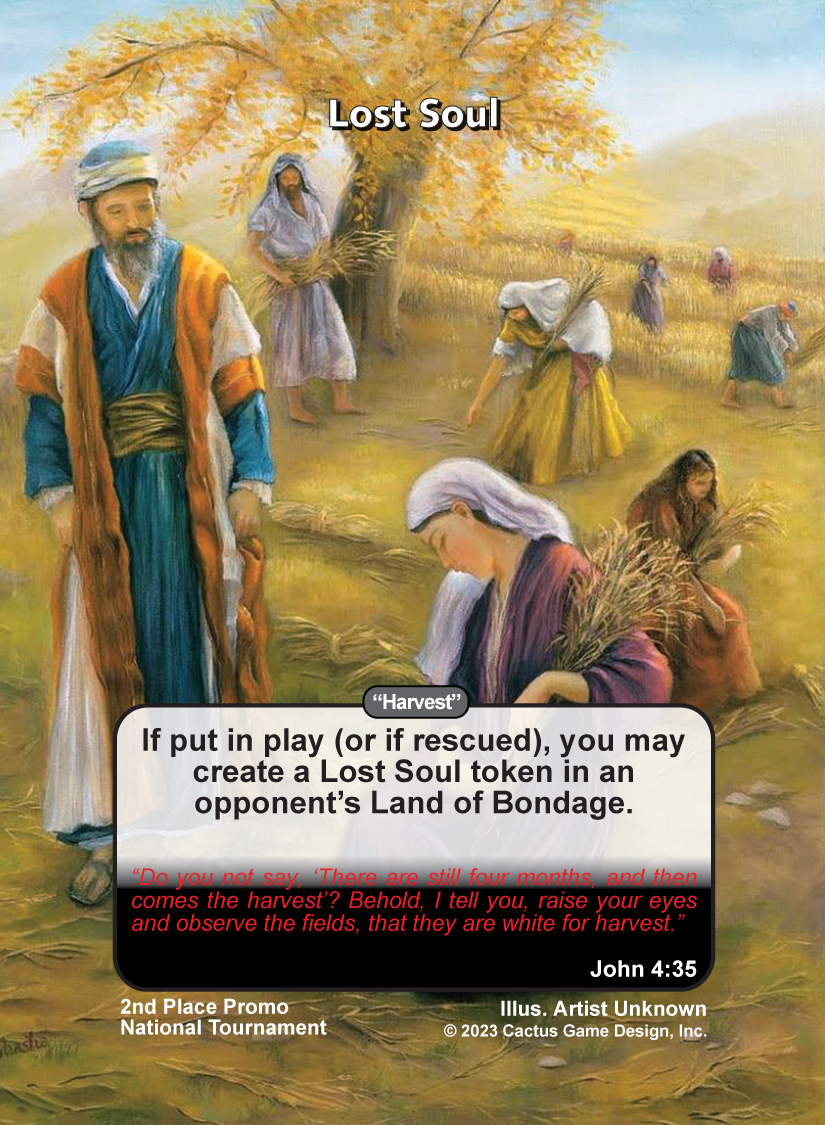 Lost Soul "Harvest" (John 4:35) (2023 National - 2nd Place) (Promo) - Your Turn Games