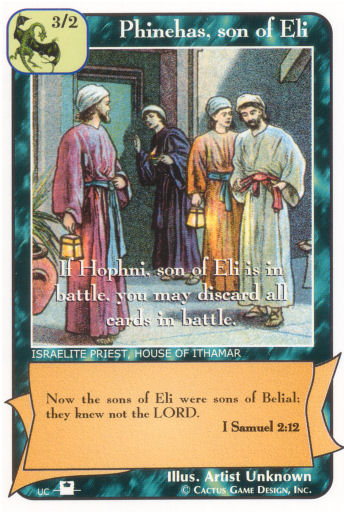 Phinehas, son of Eli (Pi) - Your Turn Games
