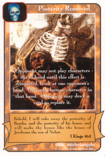 Posterity Removed (Ki) - Your Turn Games