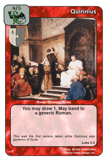Quirinius (J Deck) - Your Turn Games