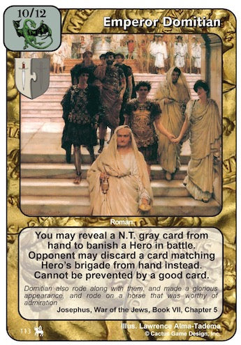 Emperor Domitian (RoJ-Alternate Border)