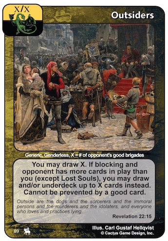 Outsiders (Black/Evil Gold) (RoJ-Alternate Border)