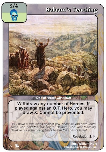 Balaam's Teaching (RoJ-Alternate Border)