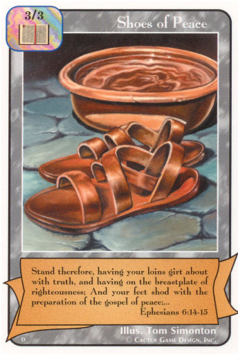Shoes of Peace (D Deck) - Your Turn Games