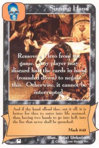 Sinning Hand (Pi) - Your Turn Games