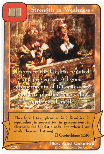 Strength in Weakness (Ap) - Your Turn Games