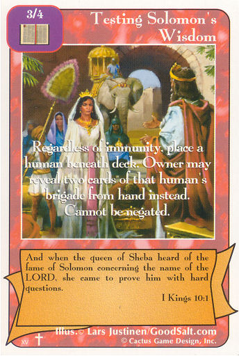 Testing Solomon's Wisdom (RoA) - Your Turn Games