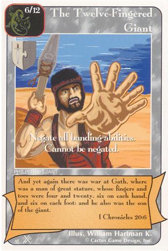 The Twelve-Fingered Giant (FooF) - Your Turn Games
