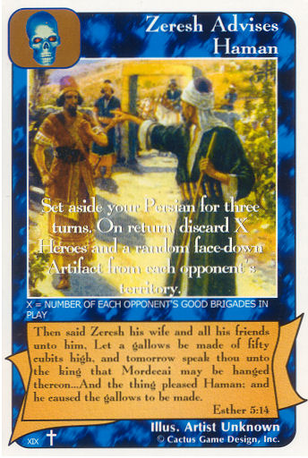 Zeresh Advises Haman (RoA) - Your Turn Games