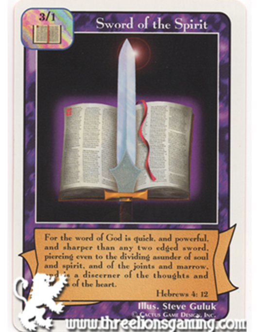Sword of the Spirit (D Deck)