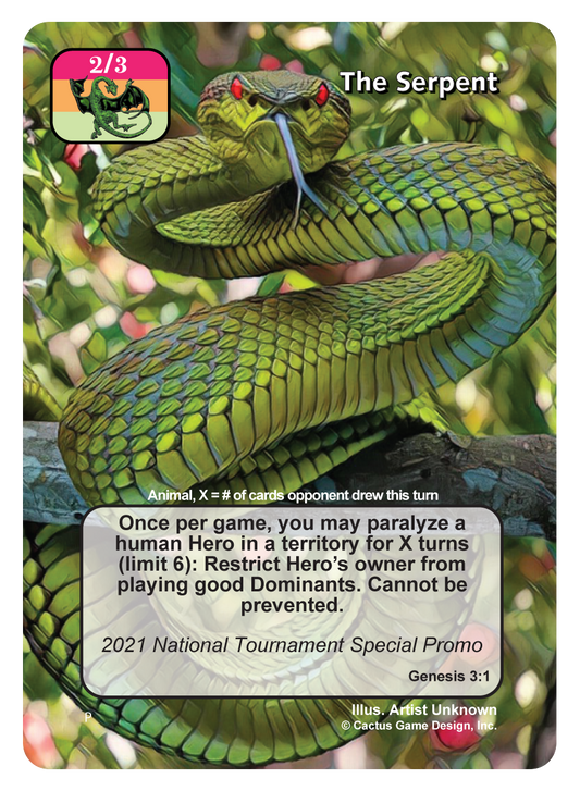 The Serpent (2021 National - 3rd Place) (Promo) - Your Turn Games